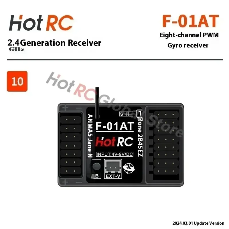 HOTRC 2.4Ghz 4/6/8 Kanaals F-0 - Drone Racing Receiver recensie en prijs